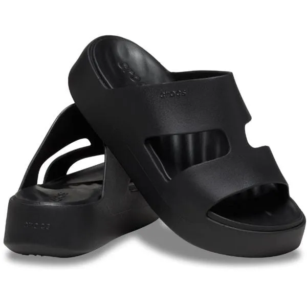 כפכפי קרוקס פלטפורמה לנשים Crocs getaway platform Black W 209409-001