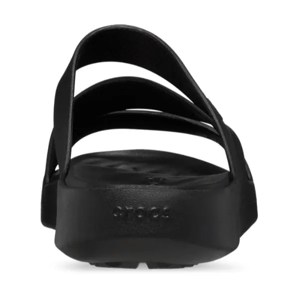 כפכפי קרוקס פלטפורמה לנשים Crocs getaway platform Strappy Black W 209587-001