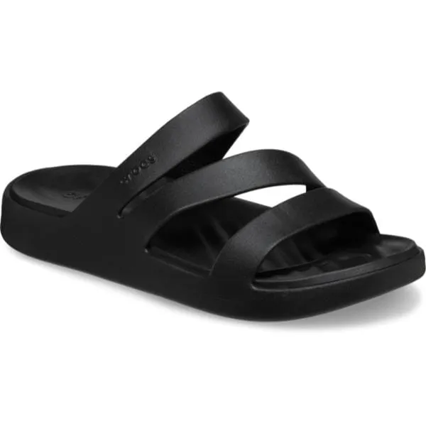 כפכפי קרוקס פלטפורמה לנשים Crocs getaway platform Strappy Black W 209587-001