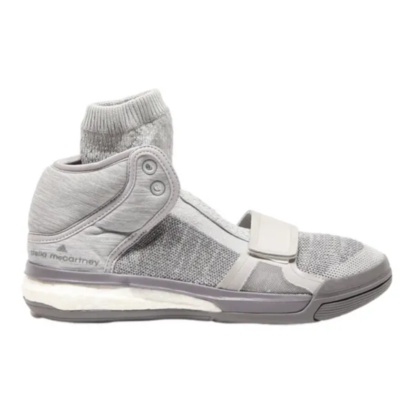 ADIDAS High Top Trainers Grey Synthetic Womens UK 4.5