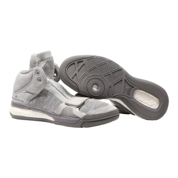 ADIDAS High Top Trainers Grey Synthetic Womens UK 4.5