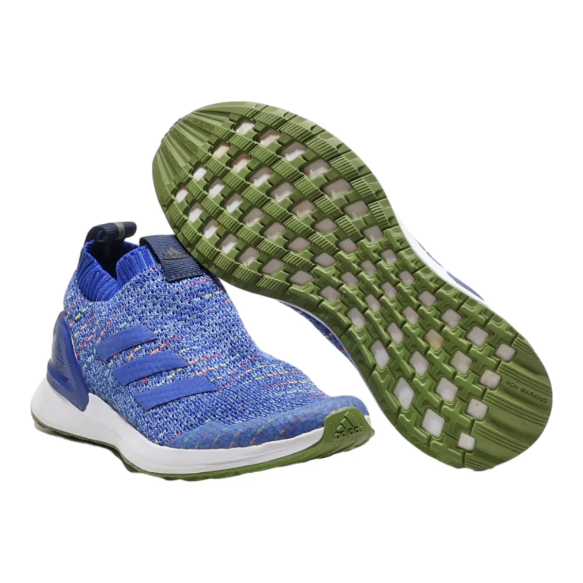 ADIDAS Sneaker Trainers Blue Synthetic Womens UK 4