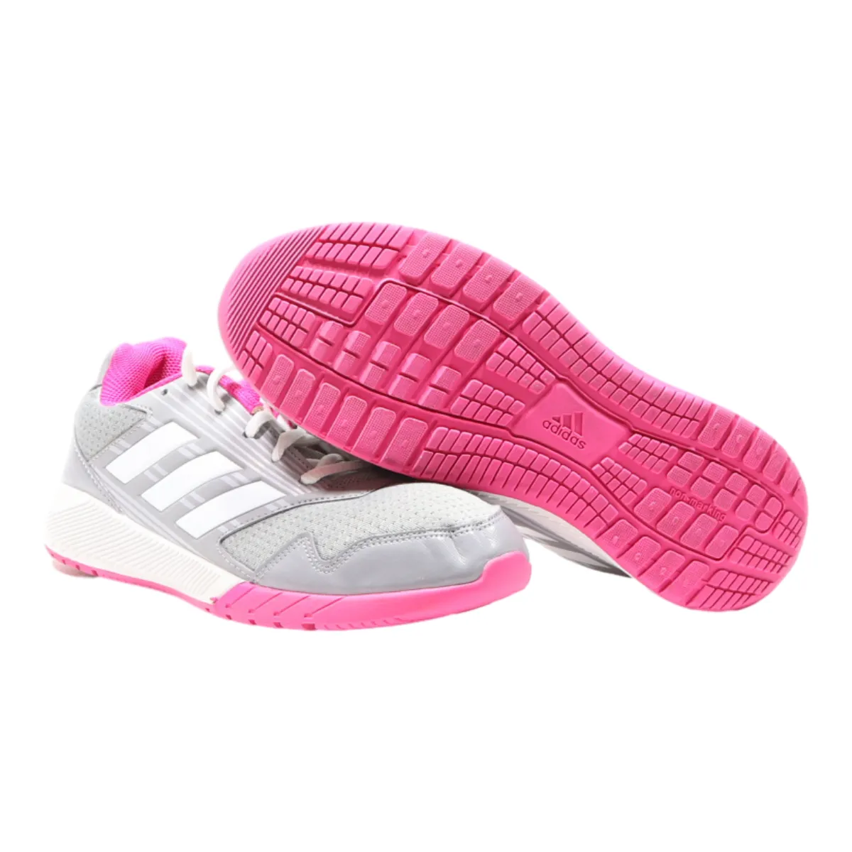 ADIDAS Sneaker Trainers Silver Synthetic Womens UK 4.5