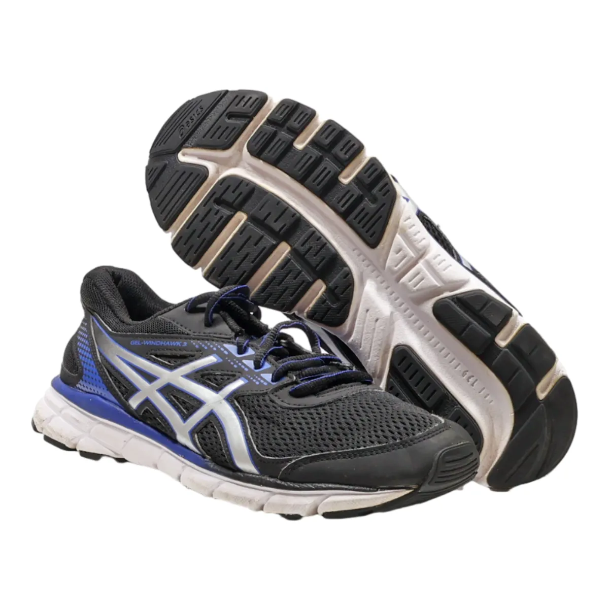 ASICS Gel-Windhawk 3 Sneaker Trainers Black Synthetic Mens UK 7