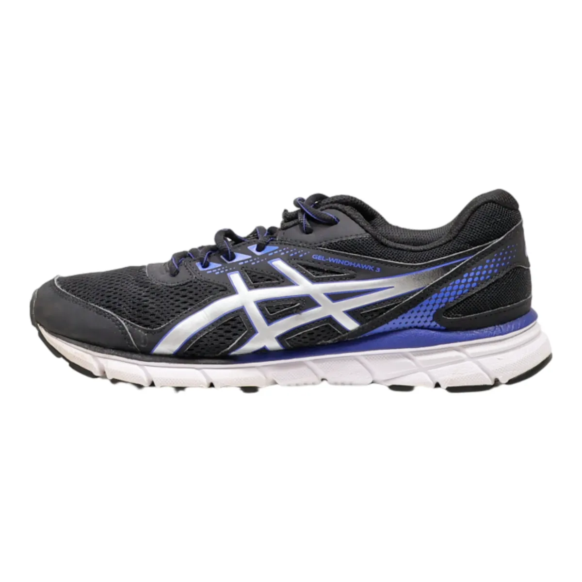 ASICS Gel-Windhawk 3 Sneaker Trainers Black Synthetic Mens UK 7