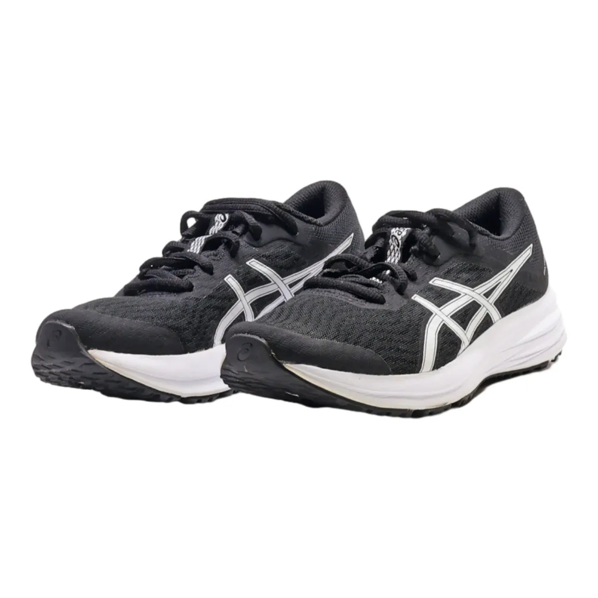ASICS Sneaker Trainers Black Synthetic Womens UK 5.5