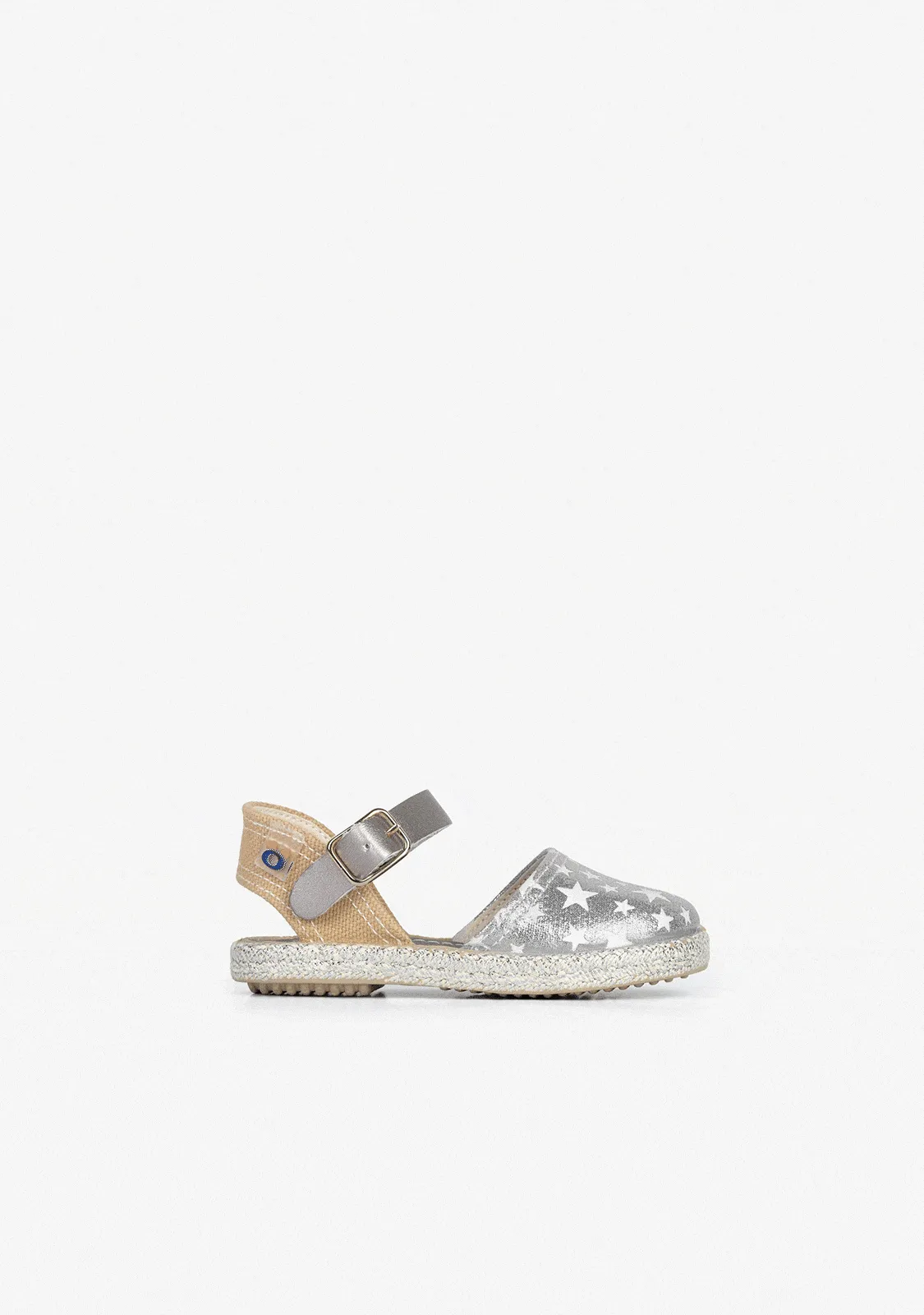 Baby's Star Silver Glow Espadrilles