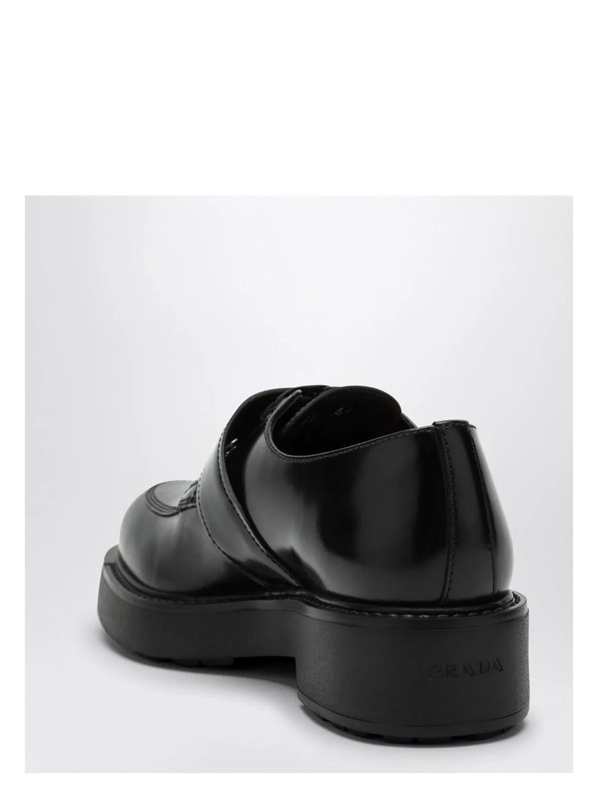 BLACK LACE-UP WITH STRAP