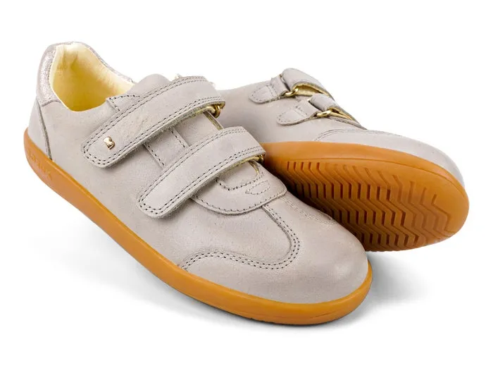 Bobux KP Sprite Taupe   Silver Glitter Trainers