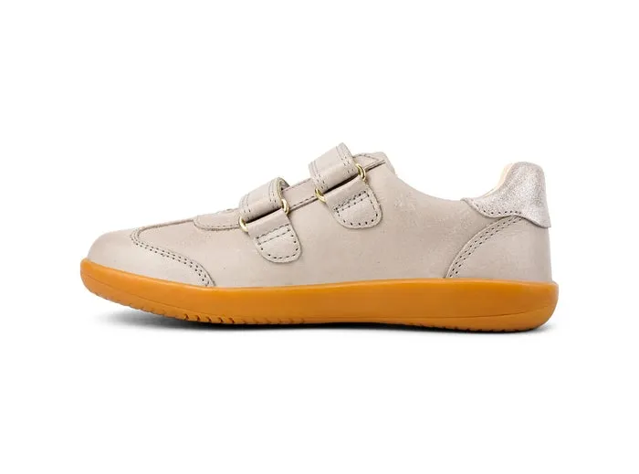 Bobux KP Sprite Taupe   Silver Glitter Trainers