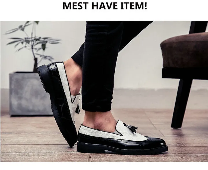 Breathable Casual Shoes Leather Loafers Three Color
