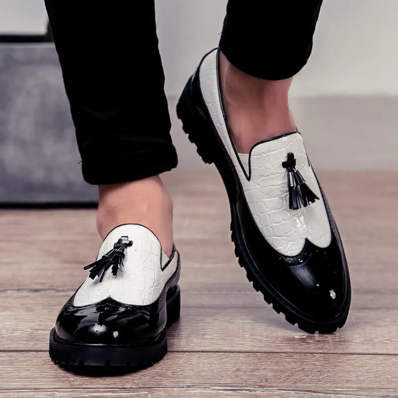 Breathable Casual Shoes Leather Loafers Three Color