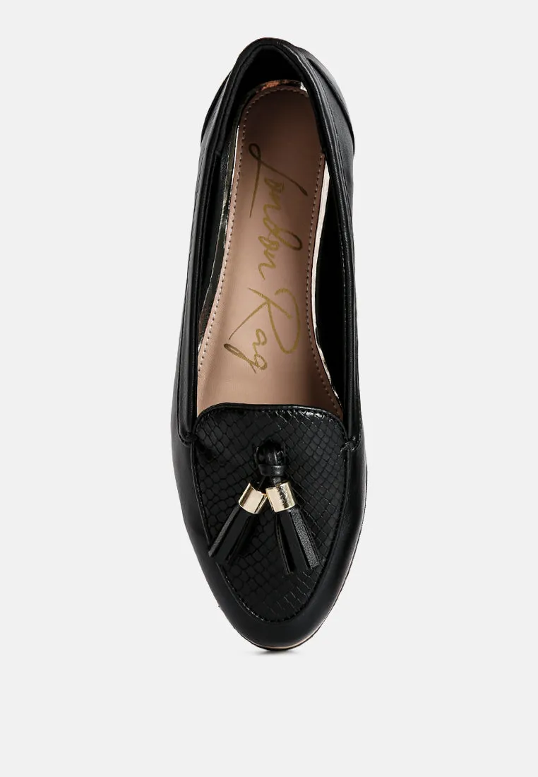 cabbose casual bow loafers