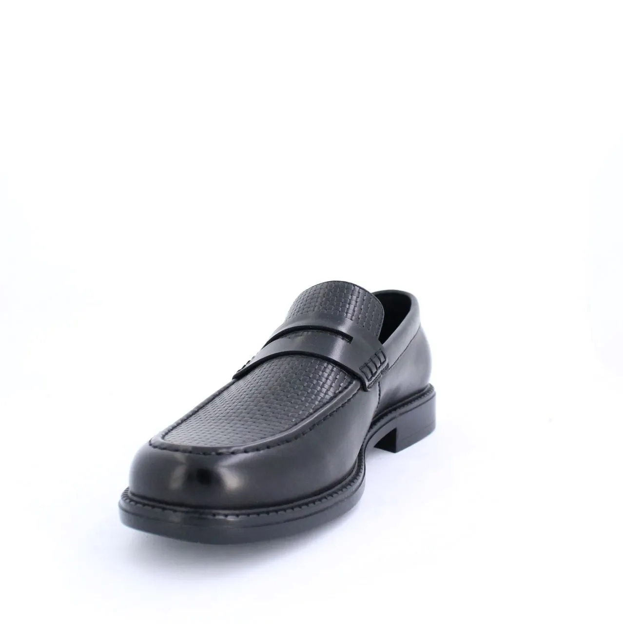 CANTONA MENS LOAFERS-BLACK