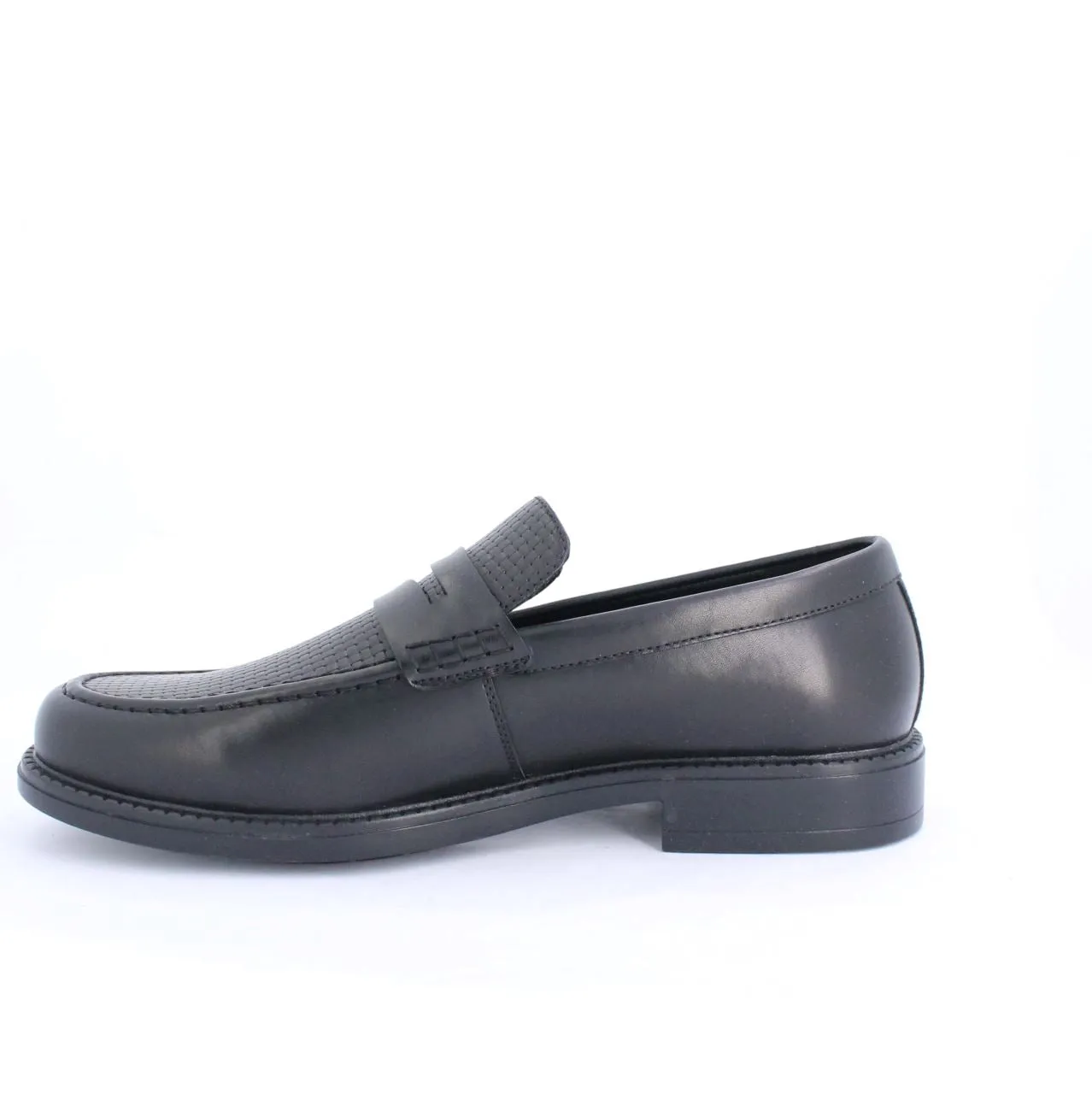 CANTONA MENS LOAFERS-BLACK