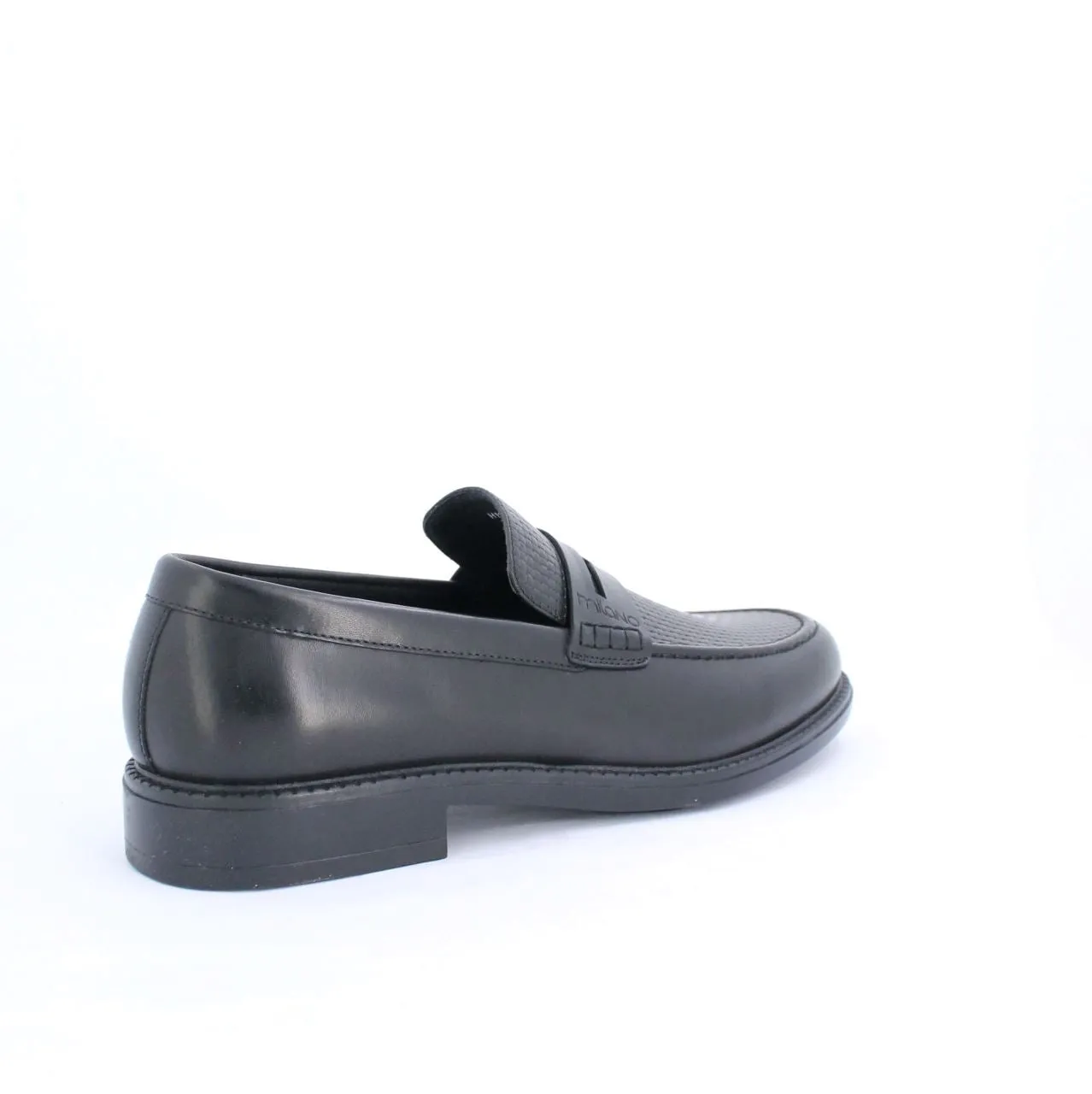 CANTONA MENS LOAFERS-BLACK