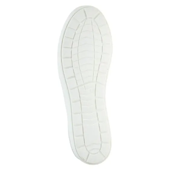 Caprice Leather Trainer in Metallic Platin Gold