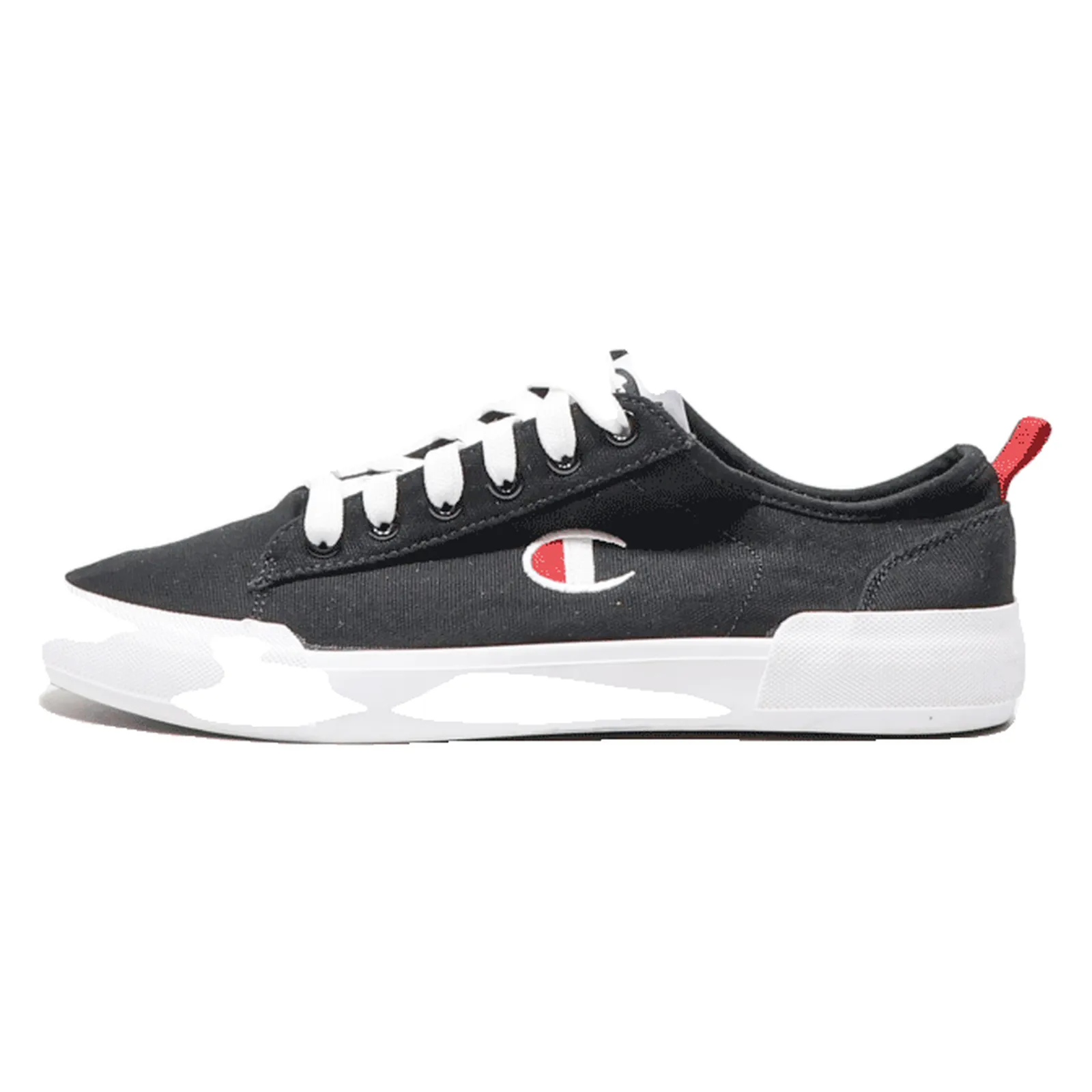 CHAMPION Low Top Trainers Black Canvas Mens UK 8