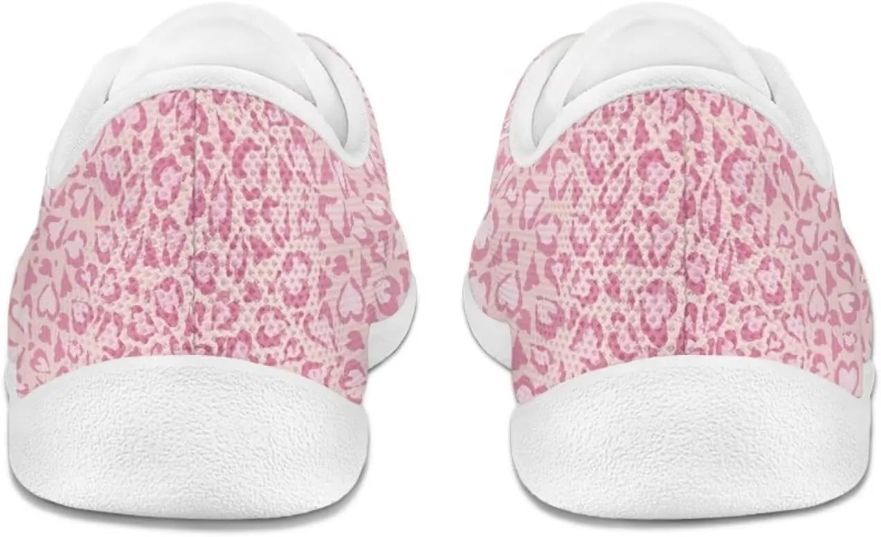 chaqlin Flats Shoes Women Dressy Comfortable Animal Print Lace Up Sneakers Comfortable Wide Barefoot Shoe Casual Walking Sneaker