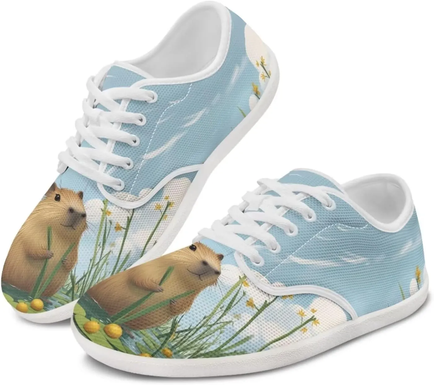 chaqlin Flats Shoes Women Dressy Comfortable Animal Print Lace Up Sneakers Comfortable Wide Barefoot Shoe Casual Walking Sneaker