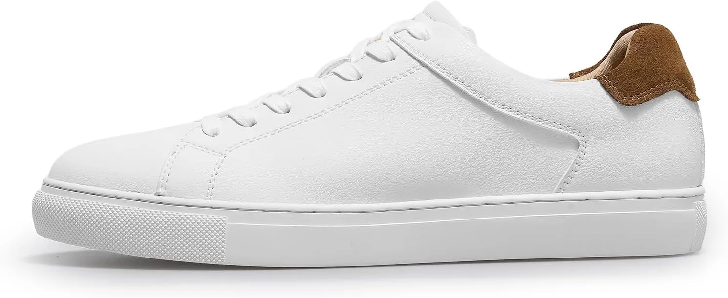 Classic Sneakers Leather Casual Dress Sneakers Breathable Lace-up Oxford Fashion Sneaker for Men