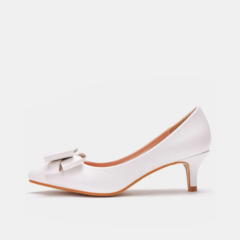 Crystal Bow-knot Wedding Shoes