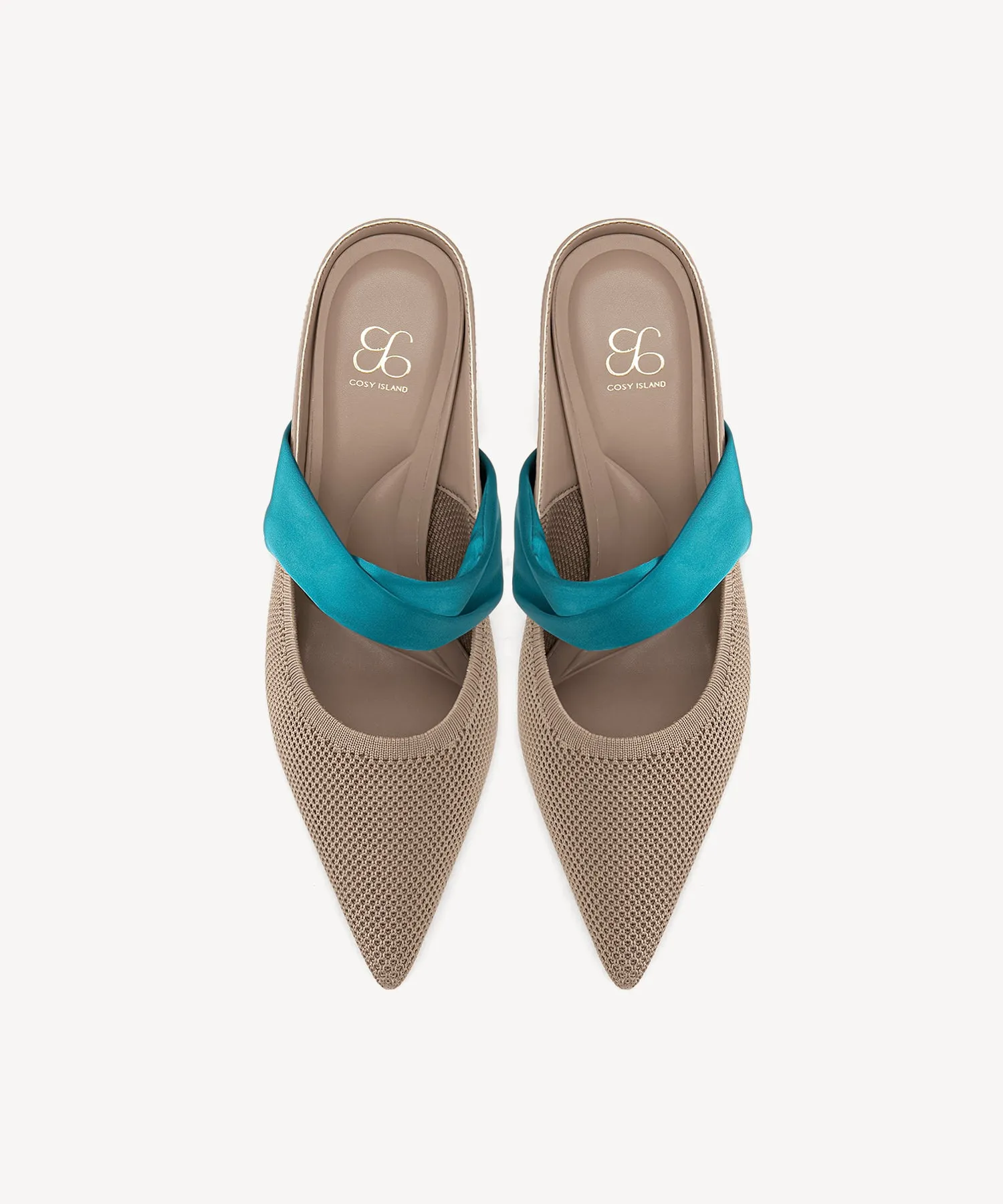 Elegant Pointed Toe Heeled Mules