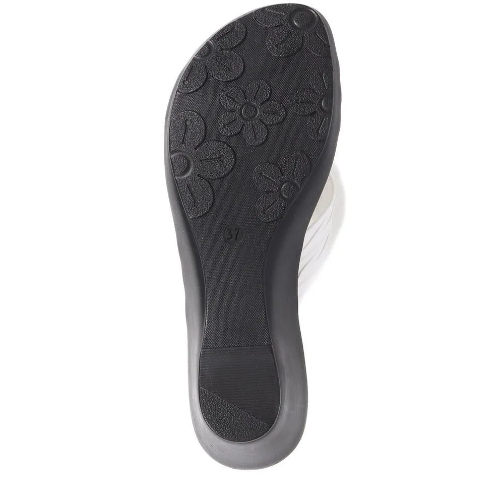 Elegant Wedge-Heel Mules  - NUOV39003 / 325 806