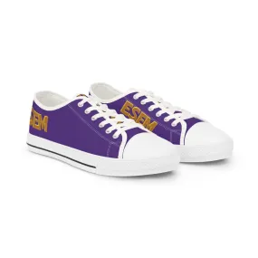 ESEM gold - Purple Men's Low Top Sneakers