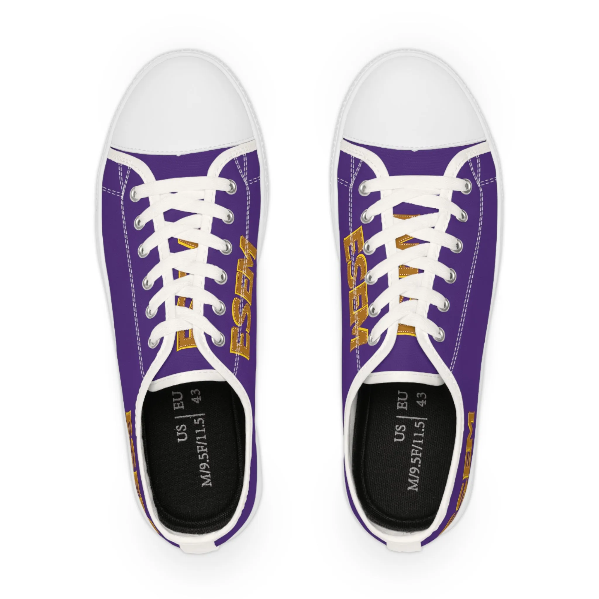 ESEM gold - Purple Men's Low Top Sneakers