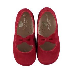 First Steps Sophia Bow Shoes - Scarlet