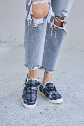 Forever Link Plaid Plush Sneakers