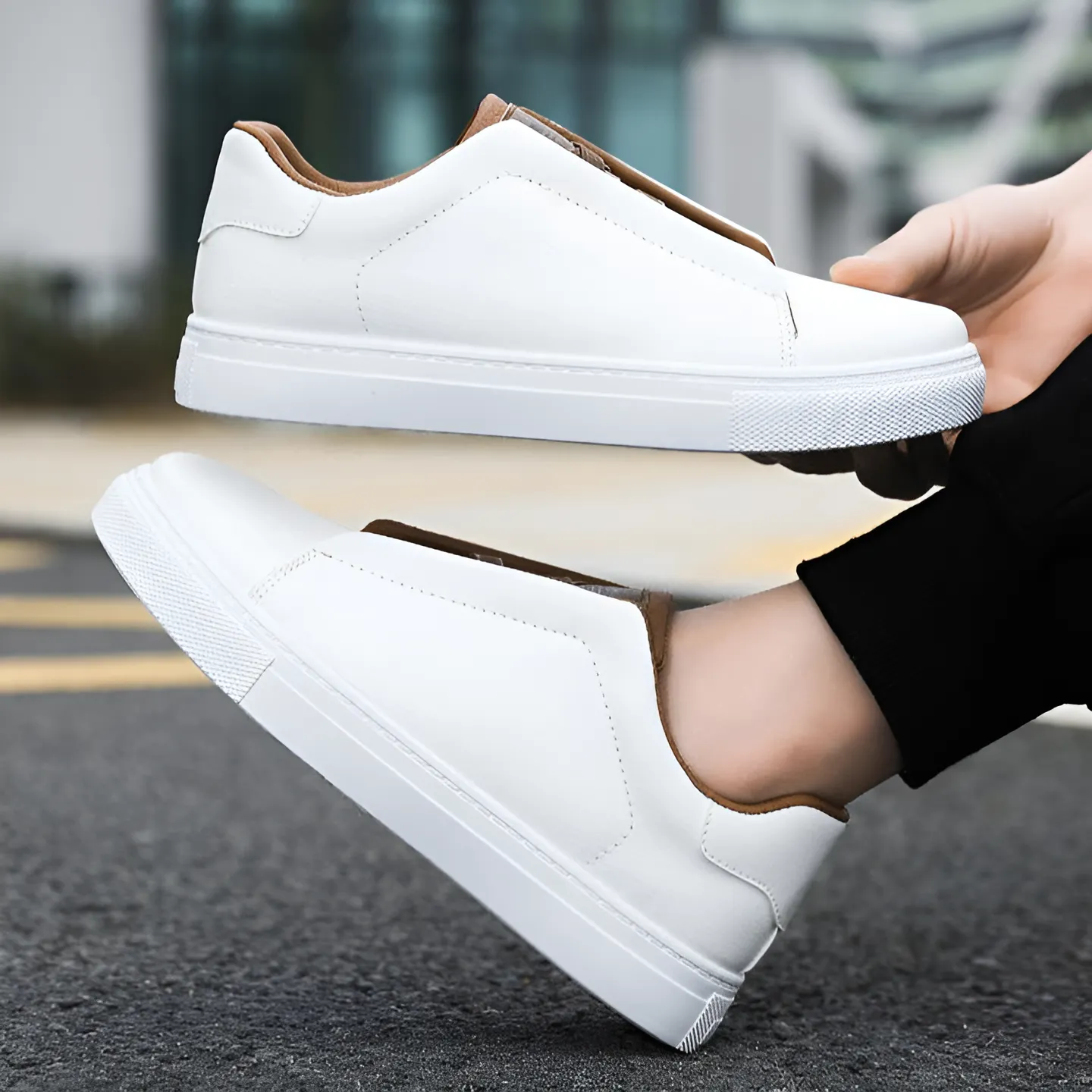 Franz | Classic Vegan Leather Sneakers