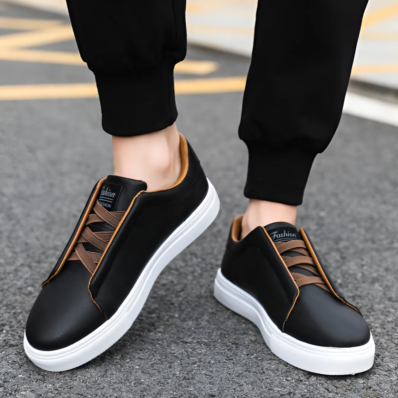 Franz | Classic Vegan Leather Sneakers