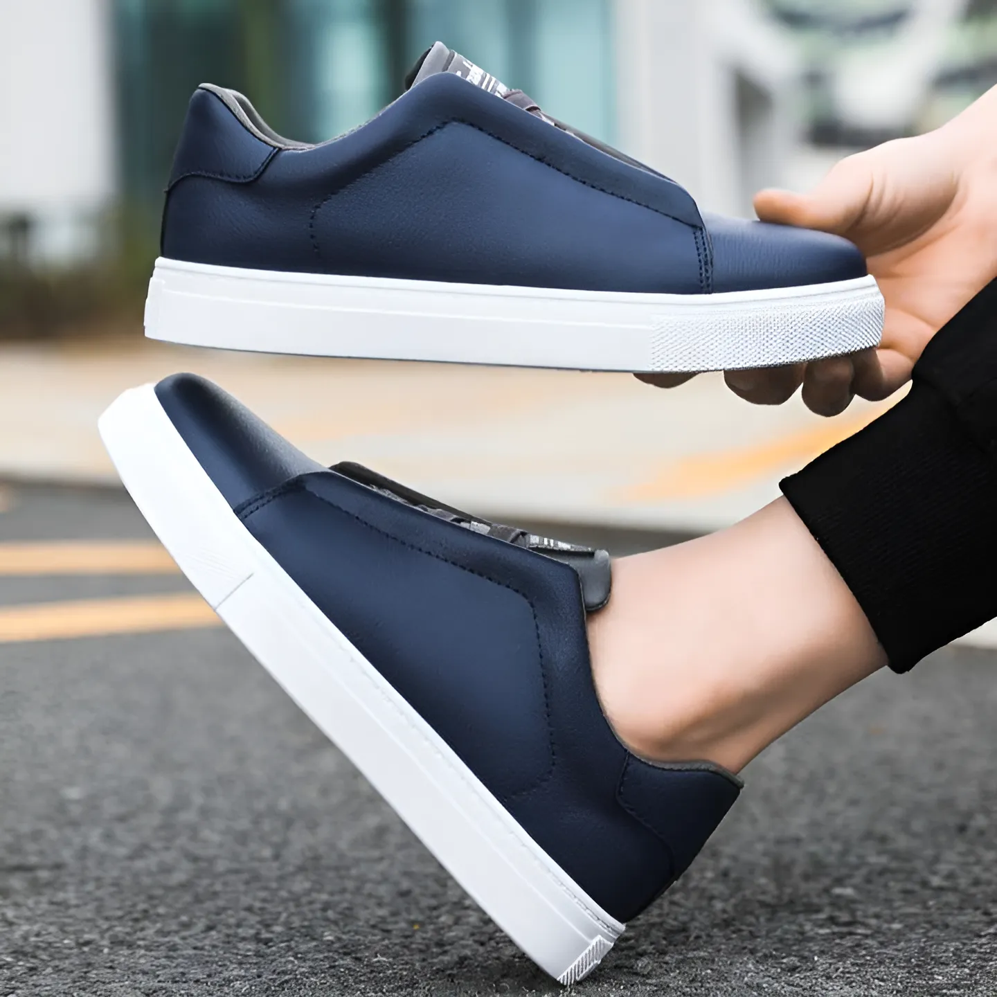Franz | Classic Vegan Leather Sneakers