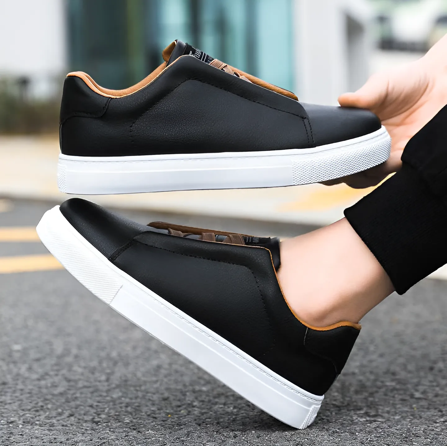Franz | Classic Vegan Leather Sneakers
