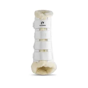Gatusos Rear Protection Royal Synthetic Shearling Aeration System, White