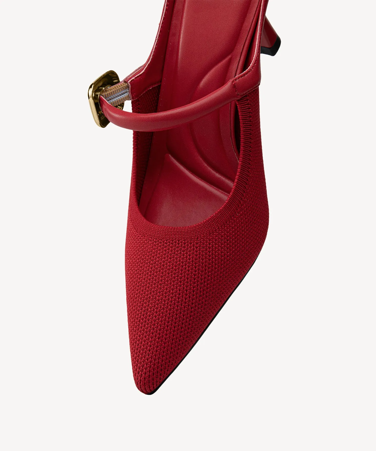 GraceLithe Pointed Toe Heeled Mules - 2X Wide