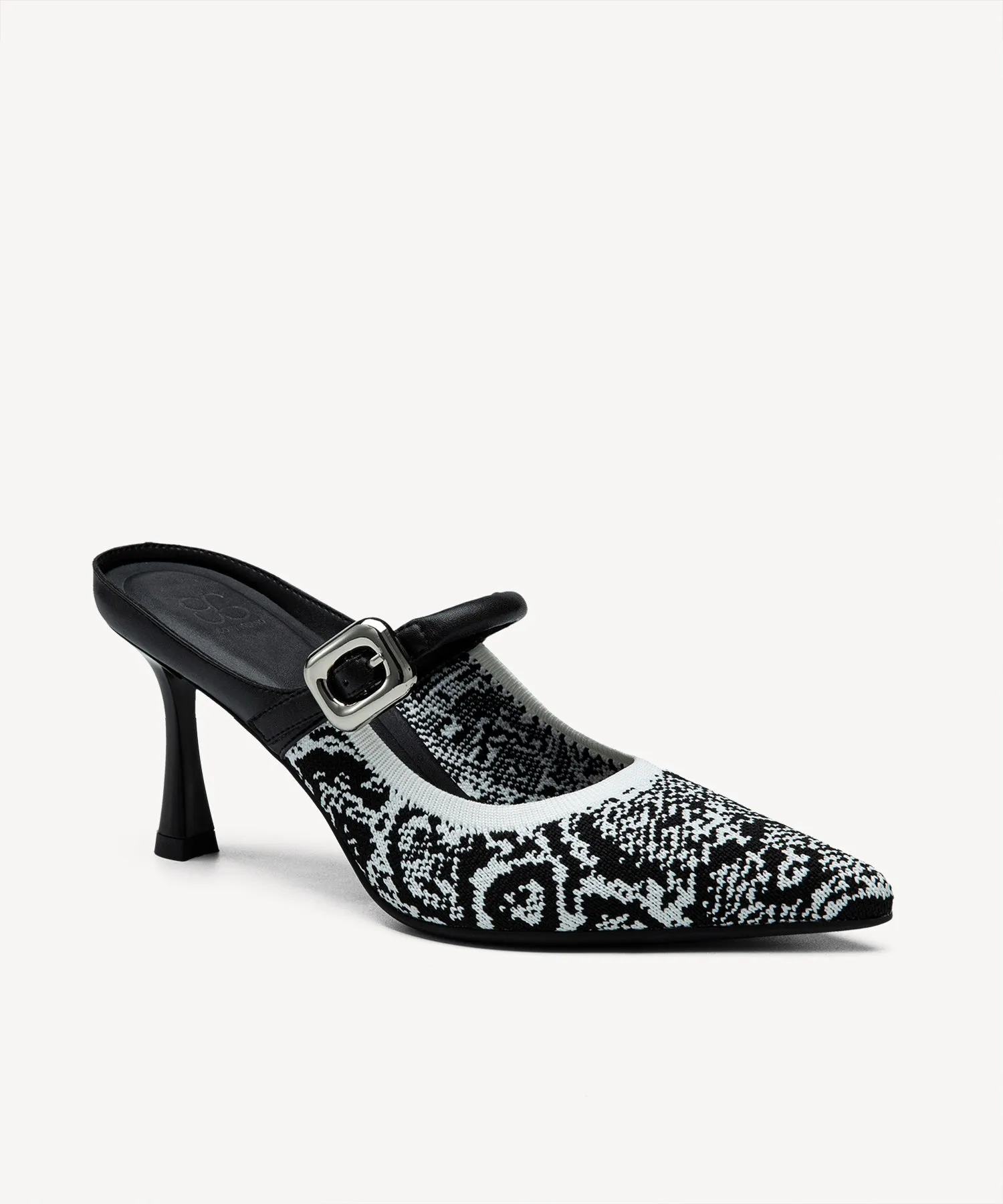 GraceLithe Pointed Toe Heeled Mules - 2X Wide