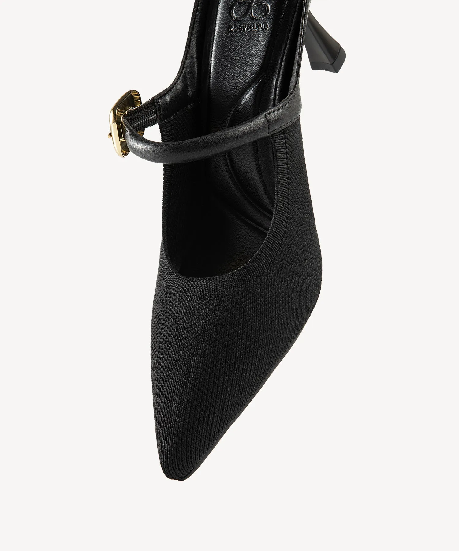 GraceLithe Pointed Toe Heeled Mules - 2X Wide