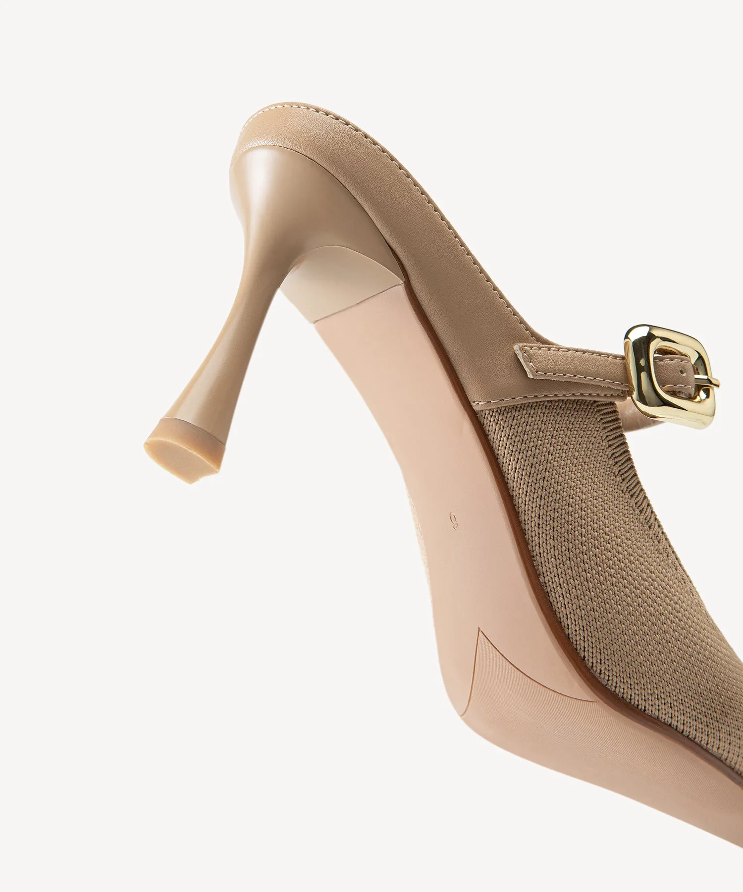 GraceLithe Pointed Toe Heeled Mules - 2X Wide