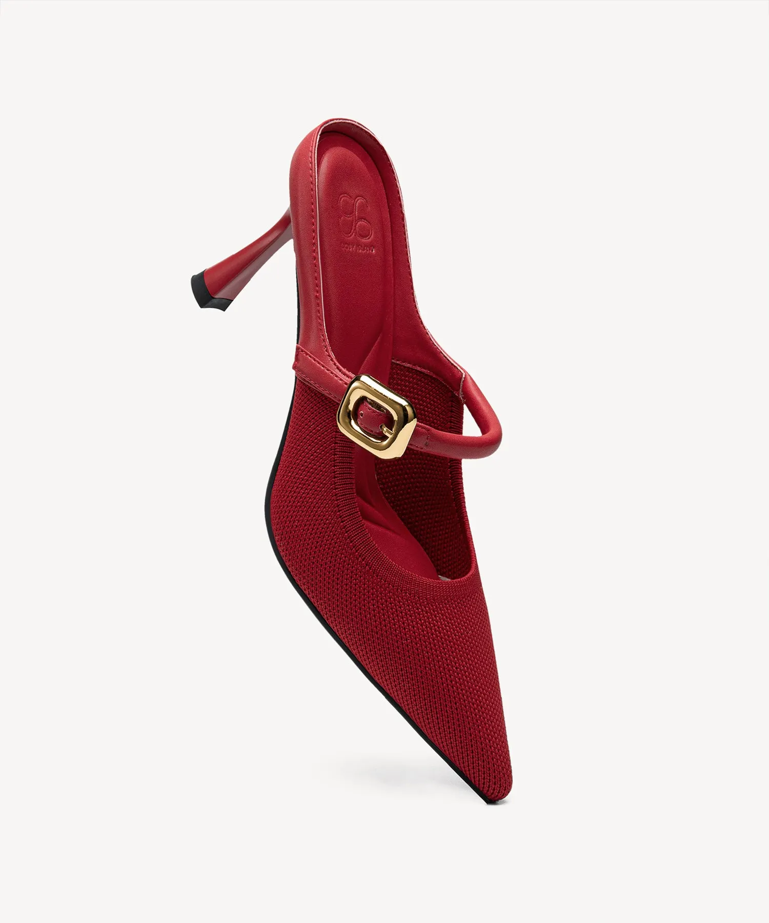 GraceLithe Pointed Toe Heeled Mules - 2X Wide