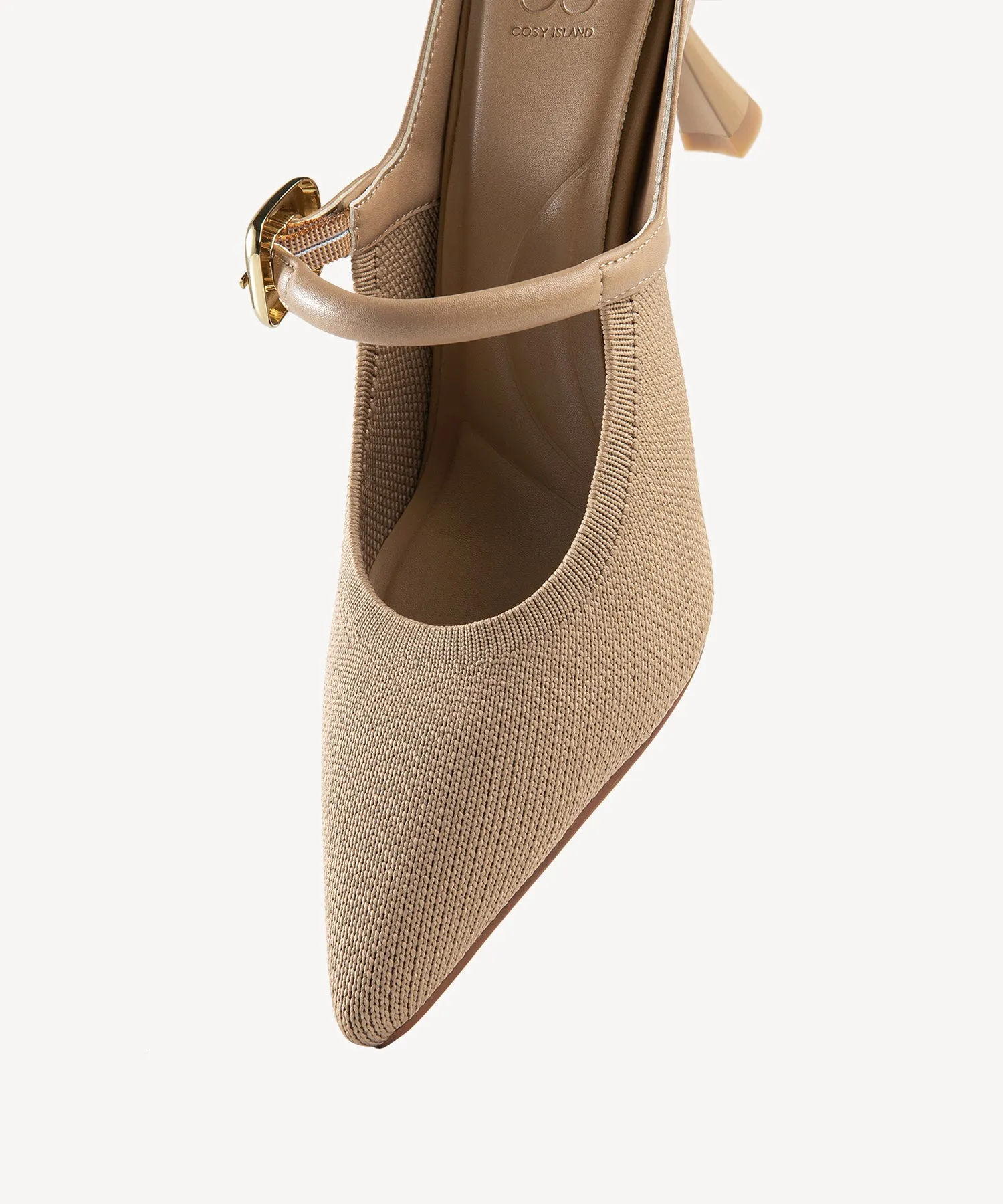 GraceLithe Pointed Toe Heeled Mules - 2X Wide