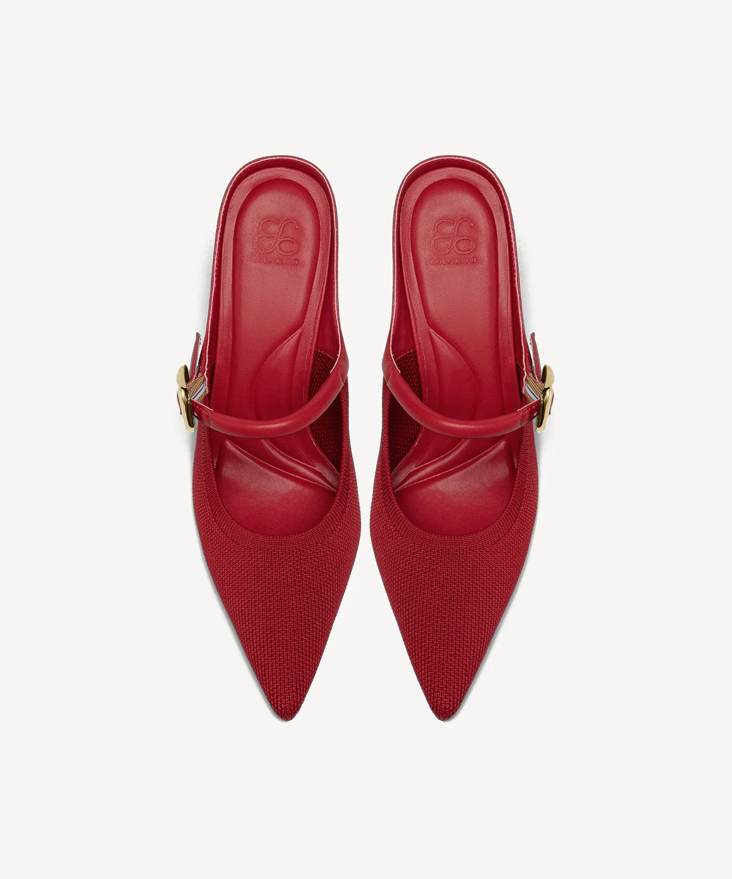 GraceLithe Pointed Toe Heeled Mules - 2X Wide