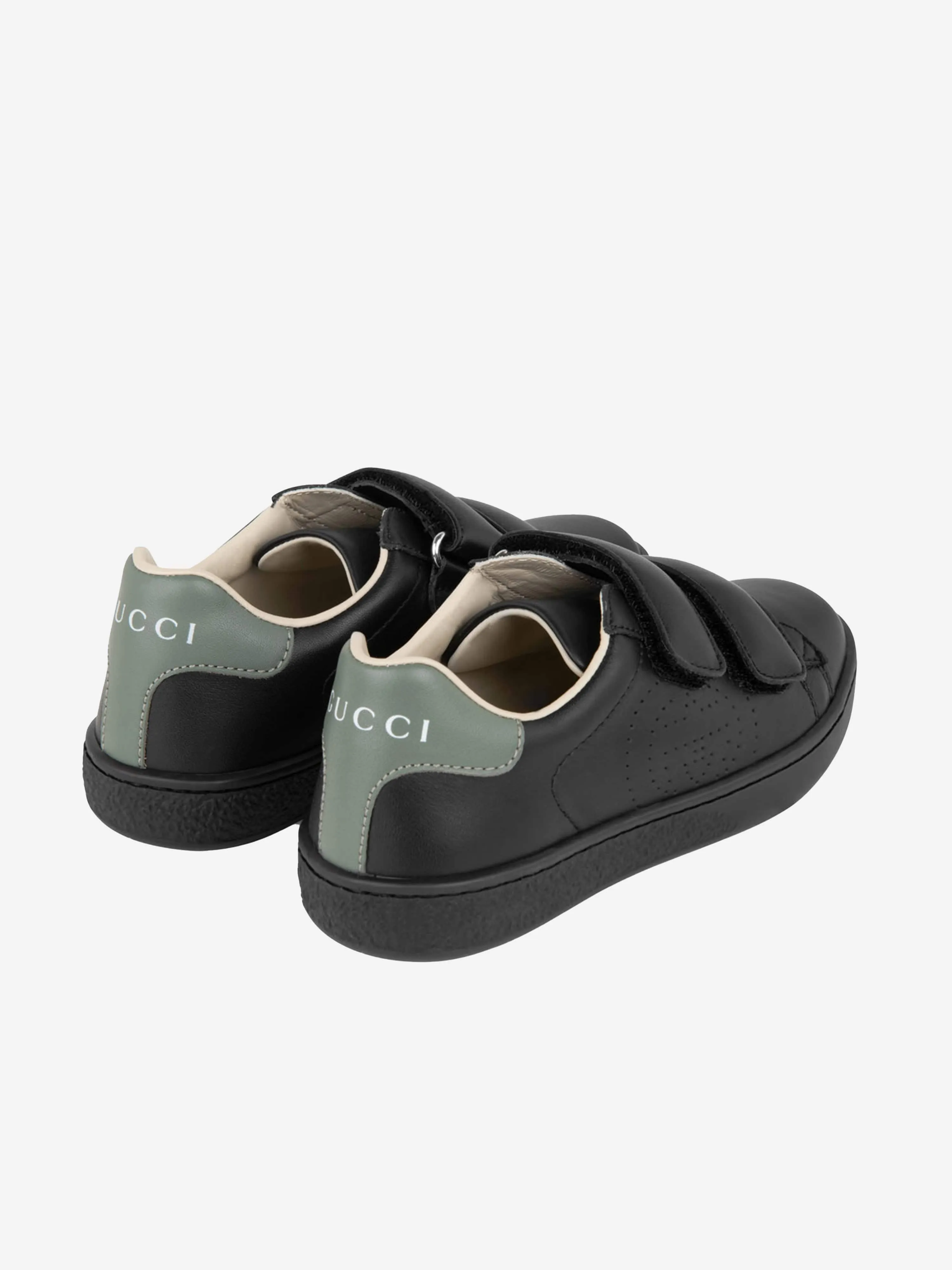 Gucci Leather New Ace Velcro Trainers