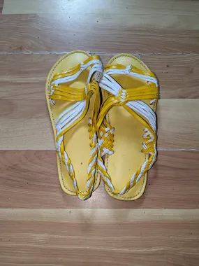 Handmade Yellow Sandals