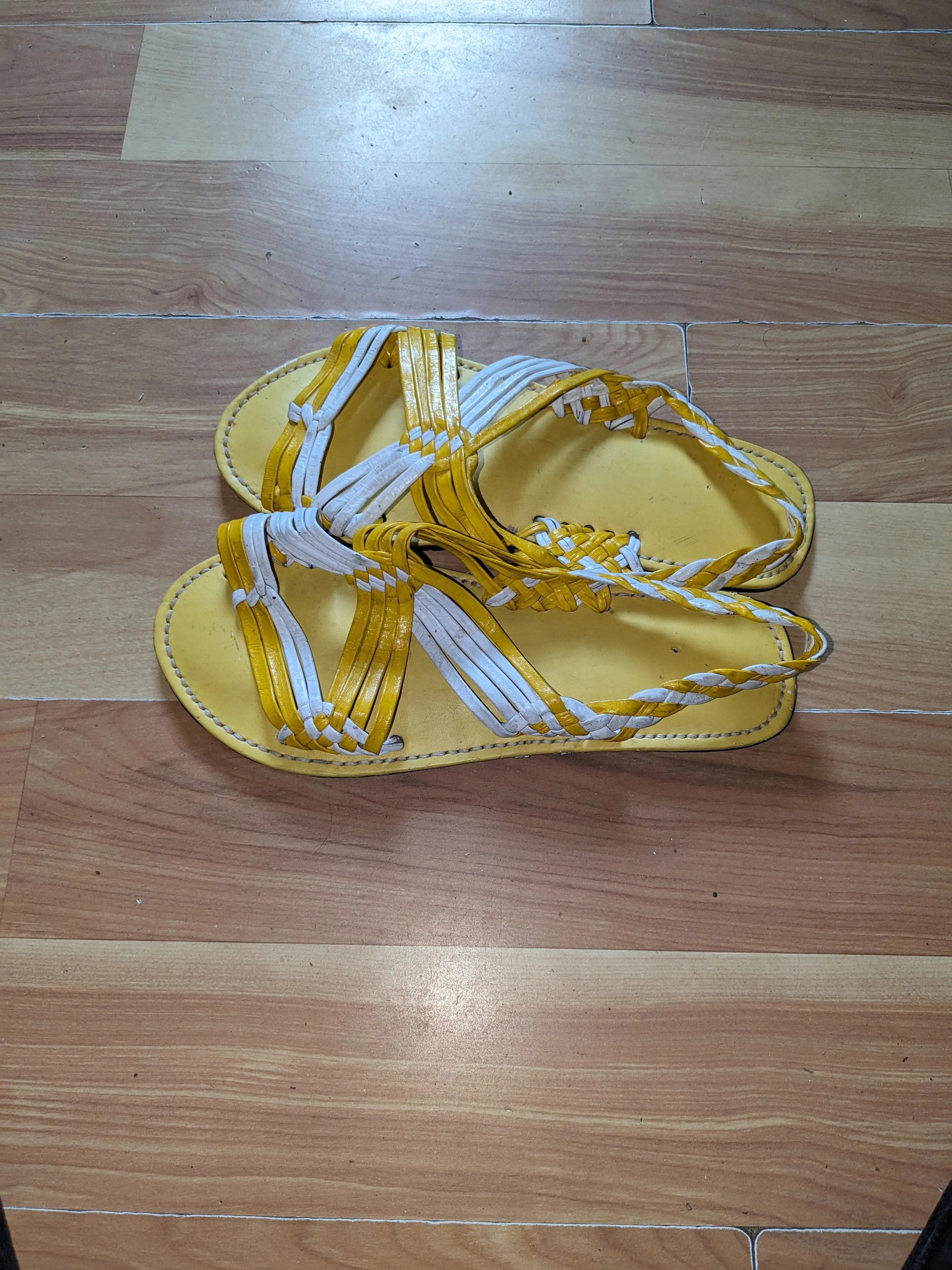 Handmade Yellow Sandals