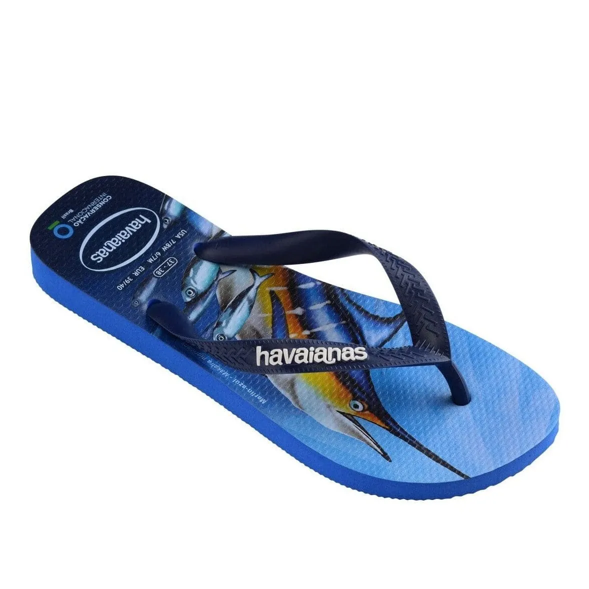 Havaianas Conversvation International Sword Fish FlipFlops Blue