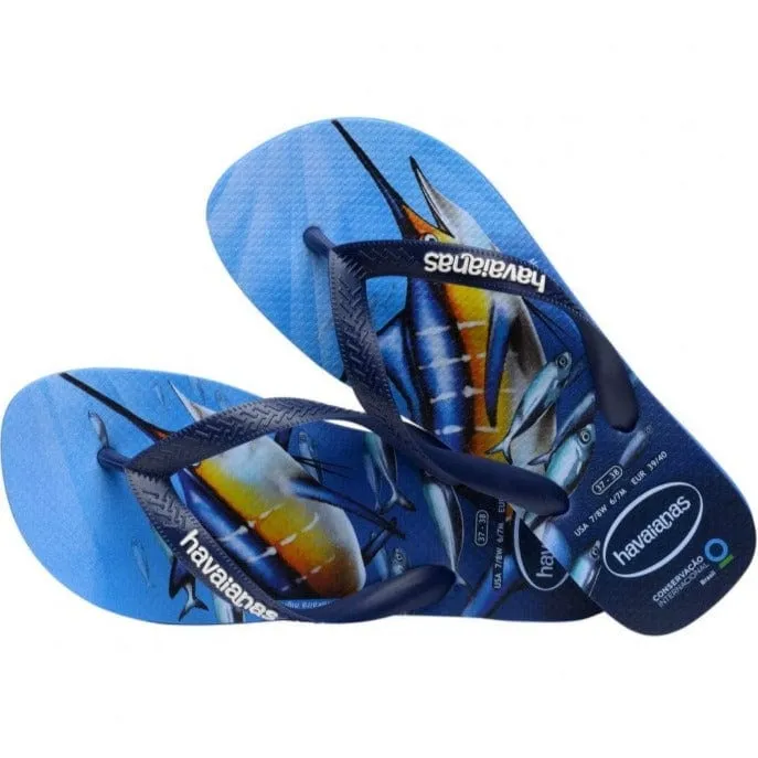 Havaianas Conversvation International Sword Fish FlipFlops Blue