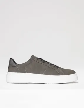 Men's Charcoal Raised Sole Court Trainers